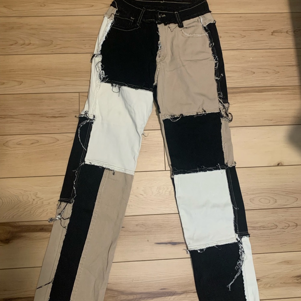 Patchwork jeans